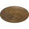 Ekena Millwork Nestor Ceiling Medallion (Fits Canopies up to 5"), Hand-Painted Rubbed Bronze, 25 7/8"OD x 2 1/4"P CM25NERZS - alternate 4